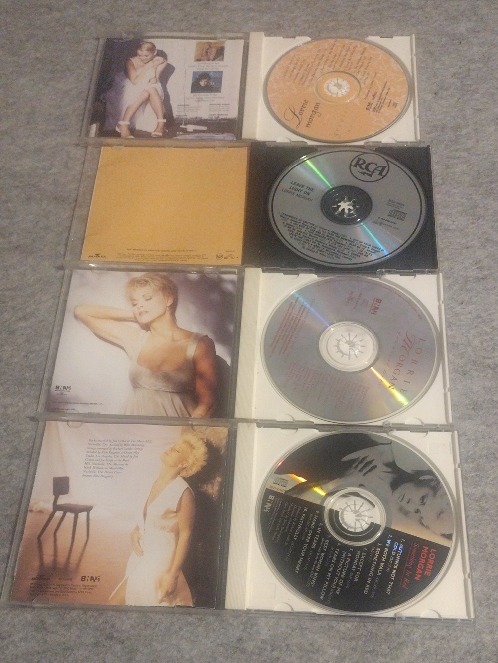 Lorrie morgan 4 Audio CDs -  Collection in Silver and Gold